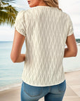 One Petal Sleeve Asymmetrical Top