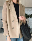 Chic Knit Sleeve Blazer