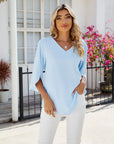 CARA - V-neck blouse