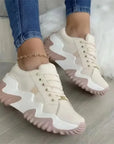 Noelle - Breathable Vulcanized Platform Sneakers