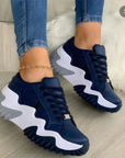 Noelle - Breathable Vulcanized Platform Sneakers