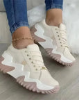 Noelle - Breathable Vulcanized Platform Sneakers