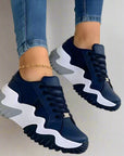 Noelle - Breathable Vulcanized Platform Sneakers