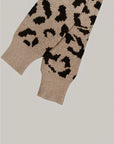 Women's Leopard Print Round Neck Sweater