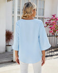 CARA - V-neck blouse