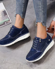 Vulcanized Platform Sneakers For Women