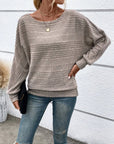 Round Neck Long Sleeve Sweater