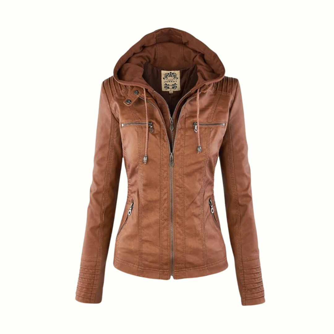 Women&#39;s hooded jacket