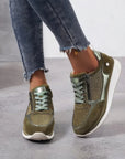 Vulcanized Platform Sneakers For Women