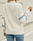 Women's sweater with Icelandic patterns