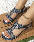 Elegant and bohemian orthopedic sandals