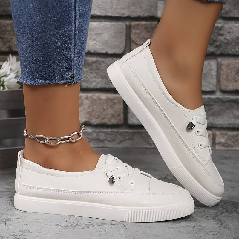 Elegant Women&#39;s Slip-On Sneakers – Stylish &amp; Comfortable