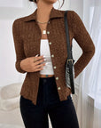 Women's Polyester Knit Cardigan