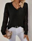 Rosa | V-Neck Knitted Sweater