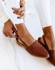 Leather Woven Sandals