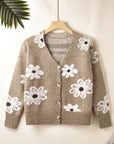 Mia | Floral Knitted Cardigan