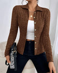 Women's Polyester Knit Cardigan