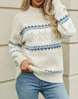 Women's sweater with Icelandic patterns