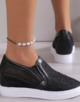 Women's Sneakers With White Crystals