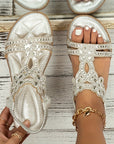 Elegant and bohemian orthopedic sandals