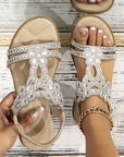 Elegant and bohemian orthopedic sandals