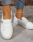 Elegant Women's Slip-On Sneakers – Stylish & Comfortable