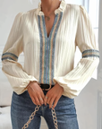 Stunning V-Neck Blouse