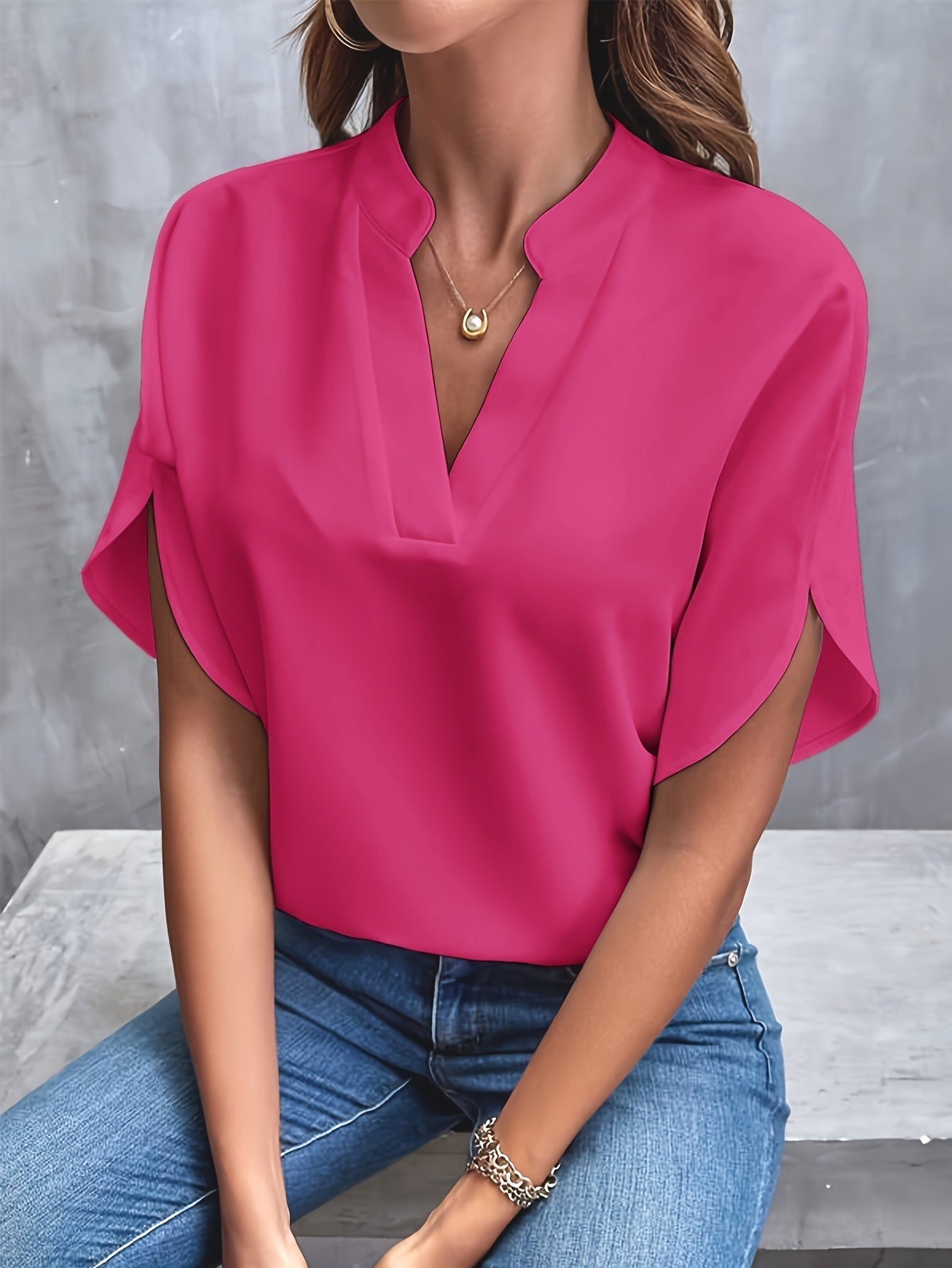 Timeless V-Neck Blouse