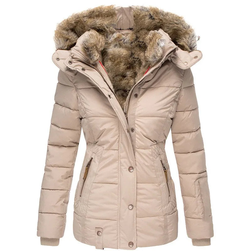 Jacket with fur lining