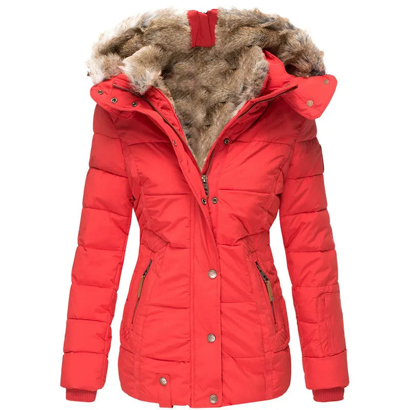 Jacket with fur lining