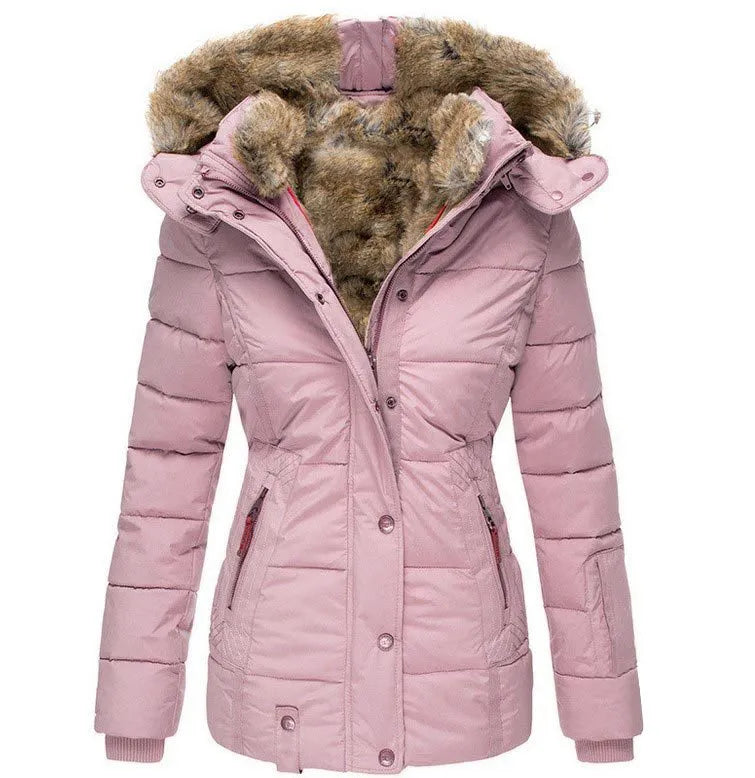 Jacket with fur lining