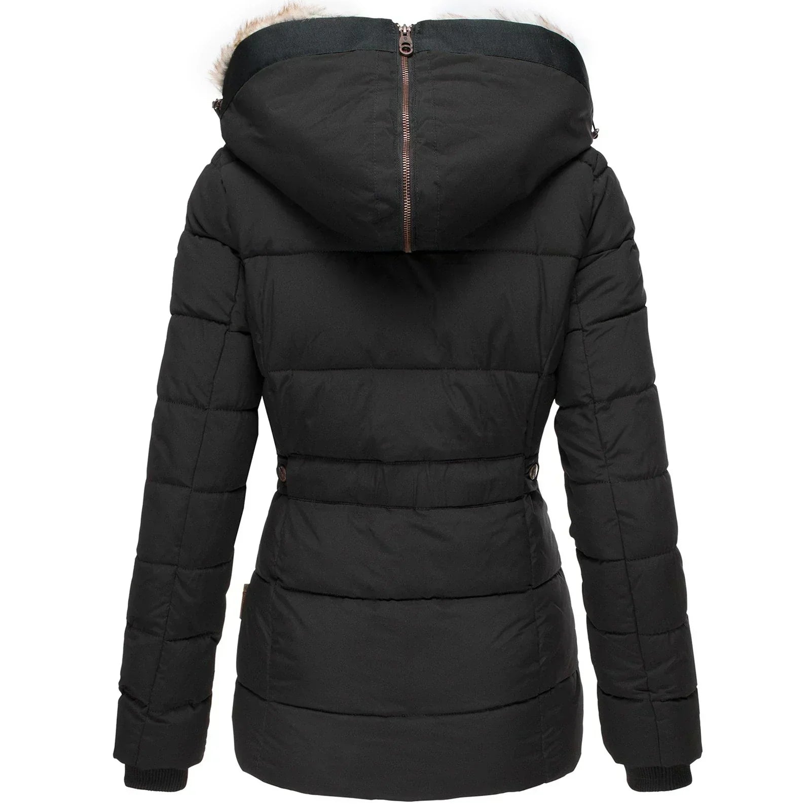 Jacket with fur lining