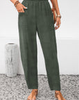 Plus Size Ice Silk Pants