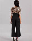 Elegant Printed High Waist Pants