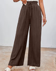 Elastic Waist Woven Trousers