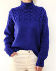 Women's High Collar Long Sleeve Sweater