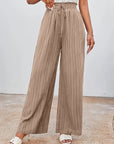 Elastic Waist Woven Trousers