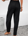 Plus Size Ice Silk Pants