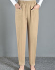 High Waist Straight Pants