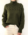 Women's High Collar Long Sleeve Sweater