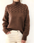 Women's High Collar Long Sleeve Sweater