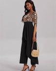 Elegant Printed High Waist Pants