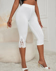 Slim High Waist Cropped Trousers