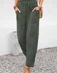 Plus Size Ice Silk Pants