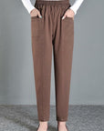 High Waist Straight Pants