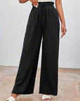 Elastic Waist Woven Trousers