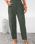 Plus Size Ice Silk Pants