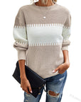 Women's Striped Pullover Sweater