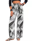 Printed Wide Leg Yoga Pants