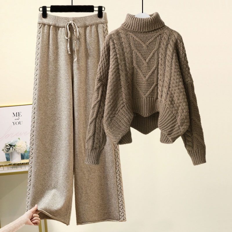 Ida™ - elegant set of turtleneck and loose trousers